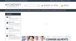 Desktop Screenshot of mccartans.ie